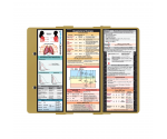 WhiteCoat Clipboard® Trifold - Tactical Brown Respiratory Therapy Edition